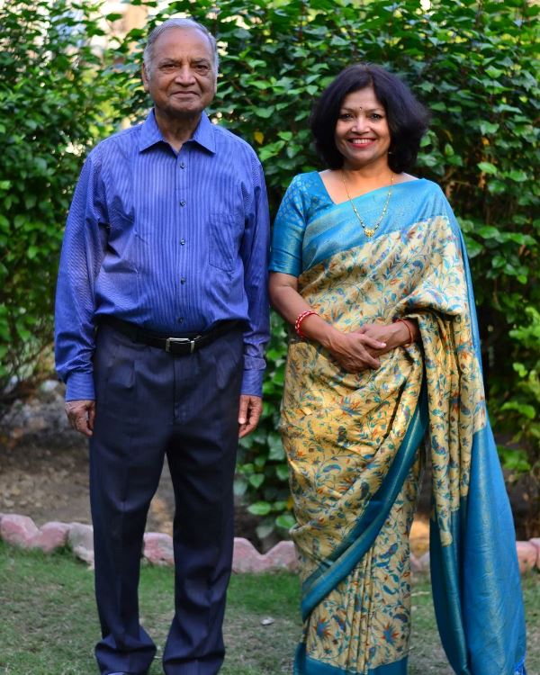 Vandana Vishwas with her father