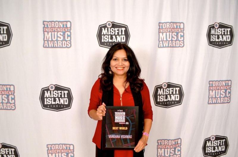 Vandana Vishwas won the Best World Music Award.