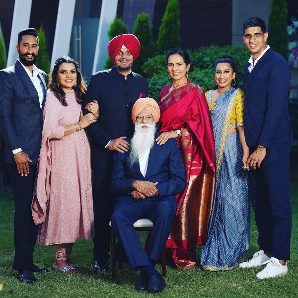 Gurpreet Singh Sandhu's family photo