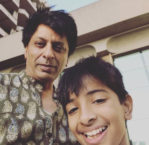 Shruti Panwar's ex-husband Alok Ulfat (left) and his son Ojasya Ulfat.