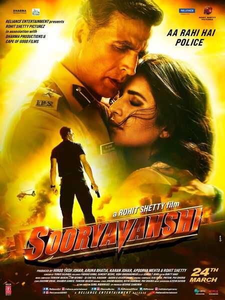 Poster for Hindi movie ‘Sooryavanshi’ (2021)