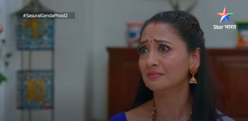 Shruti Panwar in a still from the Hindi TV series titled 'Sasural Genda Phool 2' (2021)