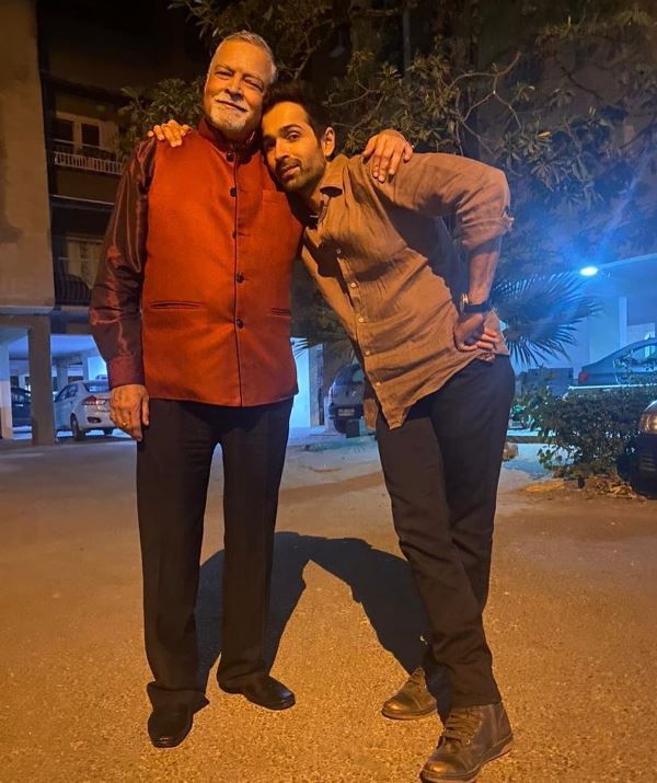 Varun Mitra with his father