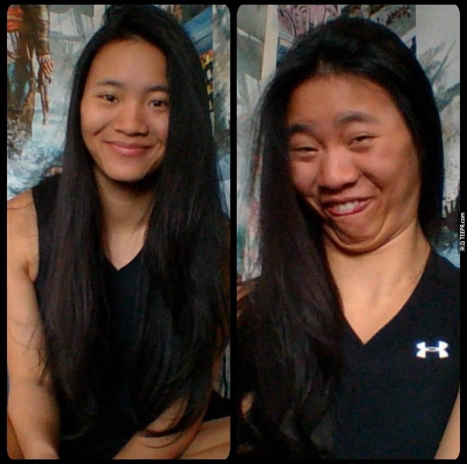 Selfie, crazy, crazy, amazing, funny, scary, hehehe. LOL, LOL, photo, female selfie, camera, click, difference, ugly selfie, ugly woman