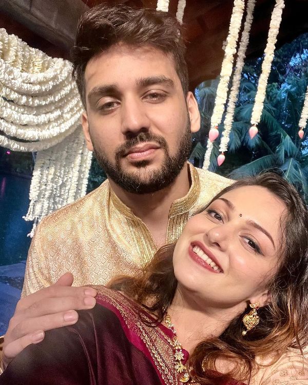 Rudraysh Joshii (right) with Nehalaxmi Iyer.