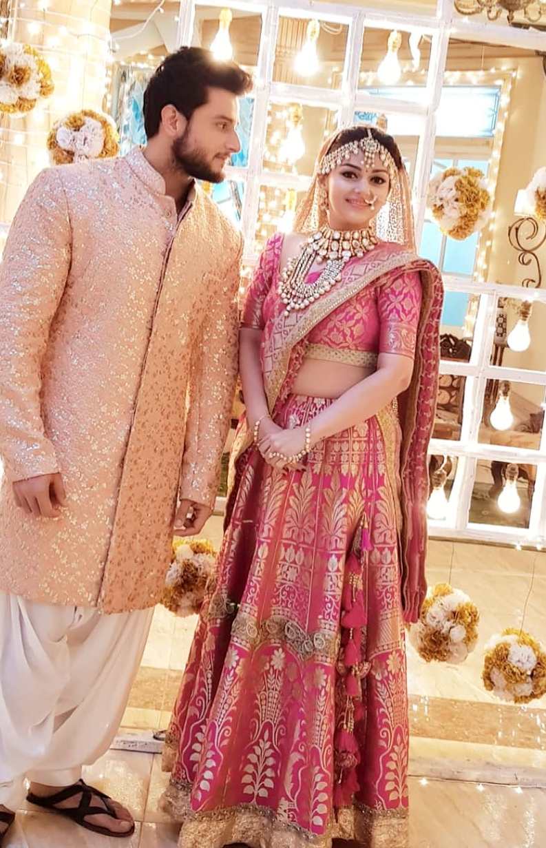 Nehalaxmi Iyer in her early days in the Hindi TV industry after becoming a professional actor.