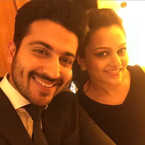 Nehalaxmi Iyer (right) filming a TV show.