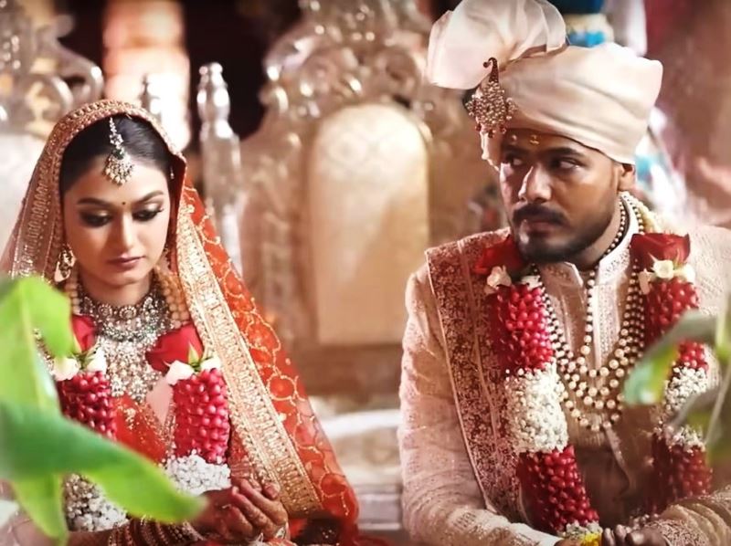 Sourabh Chandrakar and his wife tied the knot in February 2023.