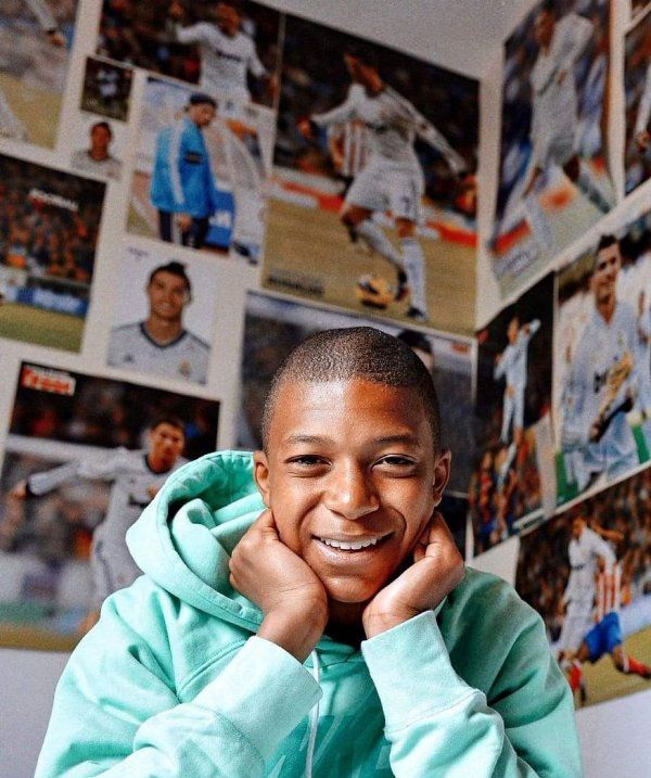 Kylian Mbappe's school days