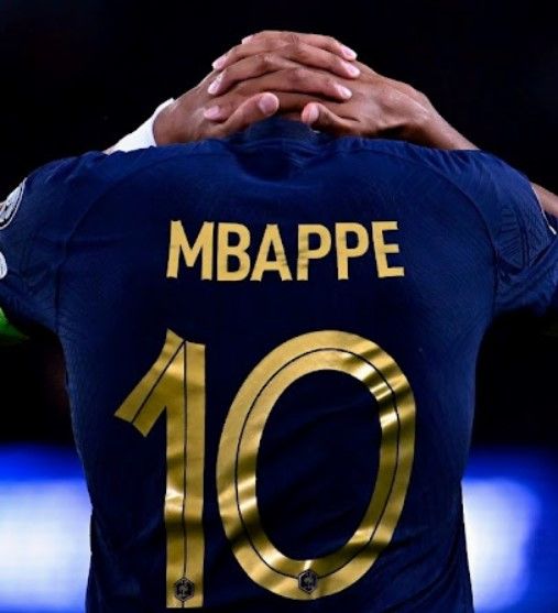 Kylian Mbappe's French national team number 10