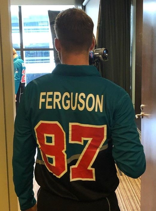 New Zealand's Lockie Ferguson's previous jersey number 87