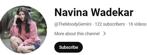 Navina Wadekar's YouTube Channel