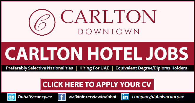 Carlton Downtown Hotel Recruitment Multiple Position Vacancies 1 Carlton Downtown Hotel Jobs 1