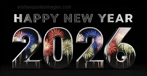 Happy New Year 2026 GIF Animation