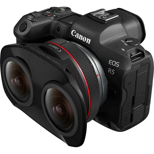 Canon EOS R5 with VR lens.