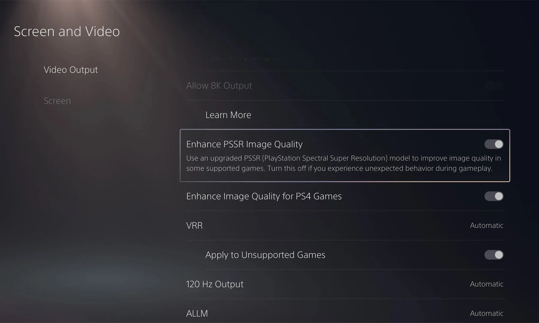 PlayStation 5 Pro gets a significant graphics upgrade with AMD technology. 1 Enable PS5 Pro PSSR Image Quality