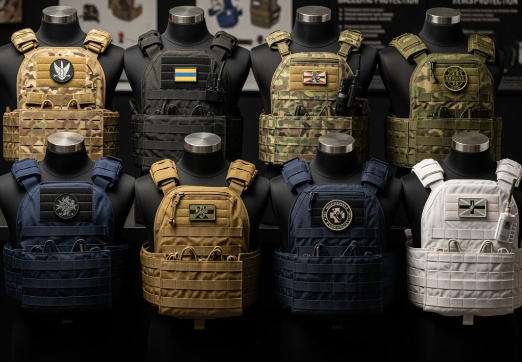 Bulletproof vest color options
