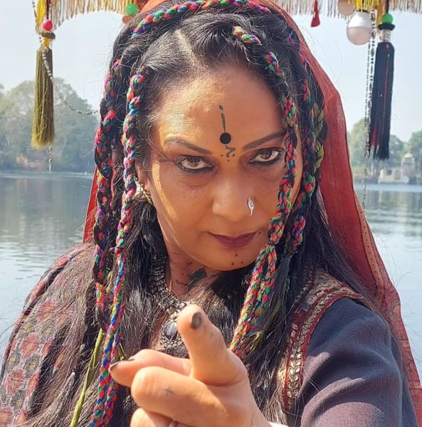 Annapurna Bhairi in a still from the TV series 'Milke Bhi Hum Na Mile' (2024)