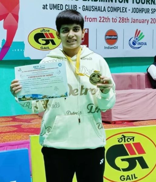 Anmol becomes champion of Sunrise All India Senior Ranking Badminton Tournament 2024