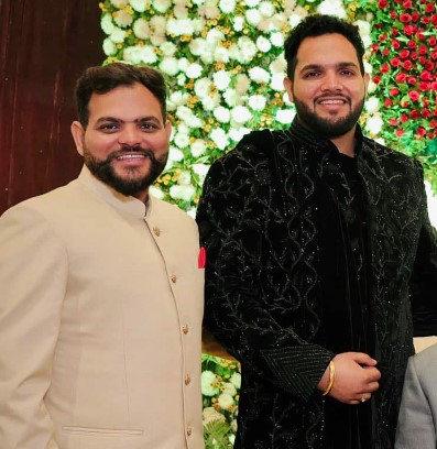 Jitendra Rathee (left) with Bhupinder Rathee.