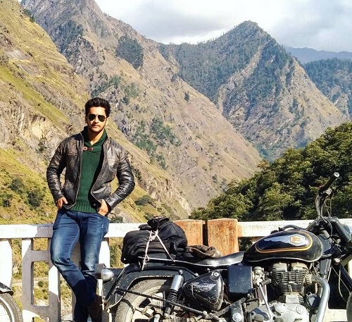 Shivam Khajuria on vacation