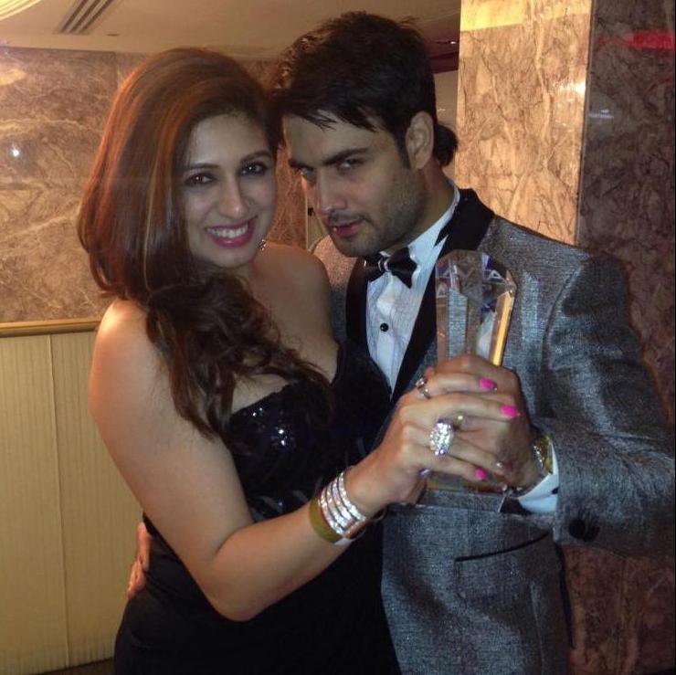 Photos of Vivian Dsena with Vahbiz Dorabjee during the event