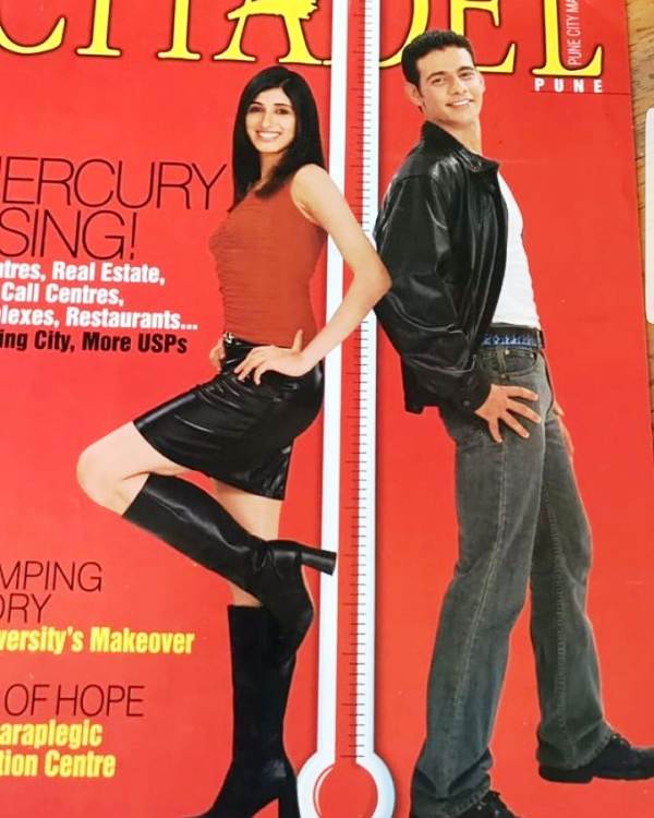 Dorabjee appeared on magazine covers during her early modeling days.