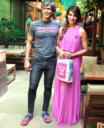 Bipasha Basu and Milind Soman
