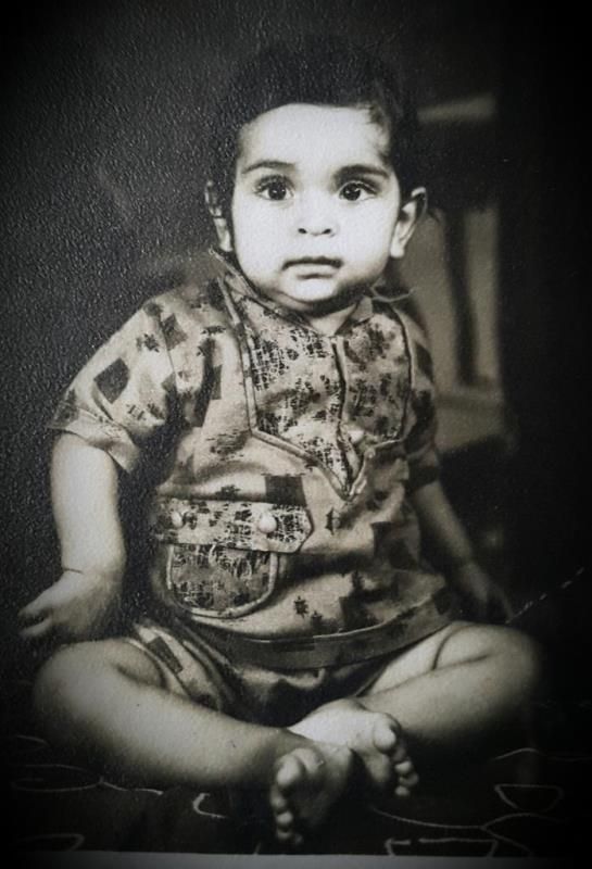 Childhood photos of Vishwajeet Pradhan