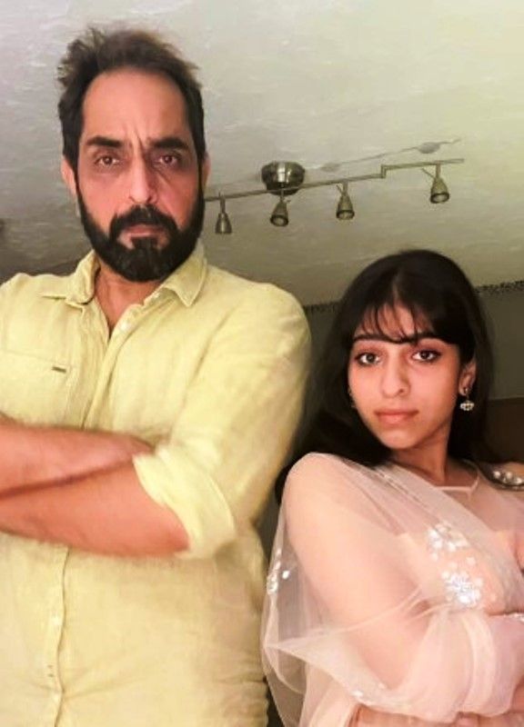 Vishwajeet Pradhan with his daughter