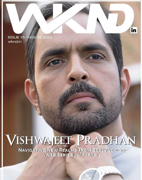 Vishwajeet Pradhan on the cover of WKND magazine