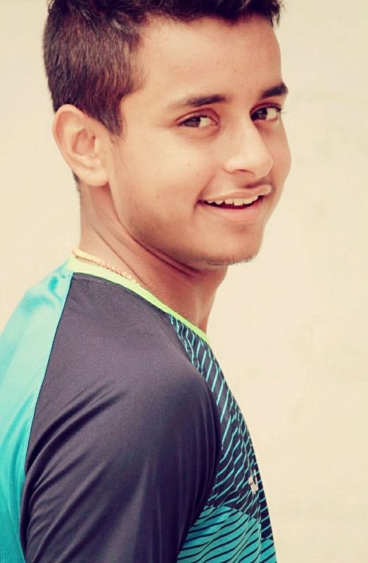 Sushant Mishra in his early teens