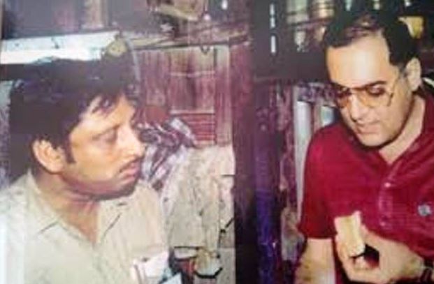 An old photo of Mani Shankar Aiyar with Rajiv Gandhi.