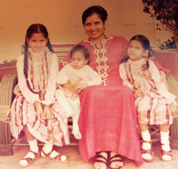 Old photos of Mani Shankar's wife and daughters