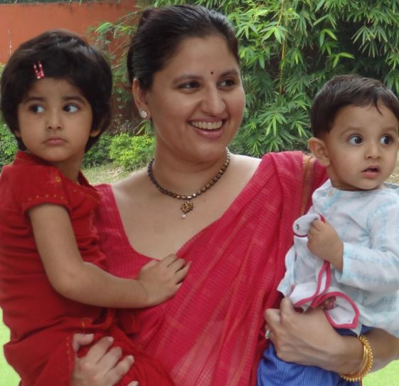 Mani Shankar Aiyar's daughter Suranya Aiyar and her children