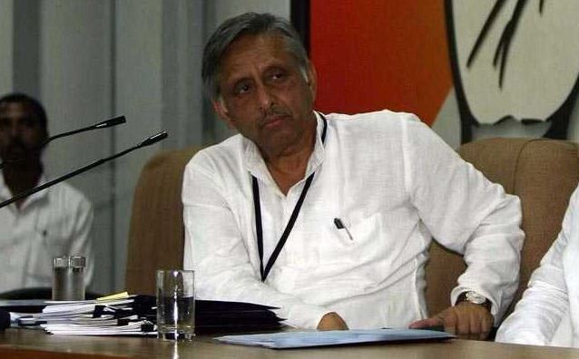 Mani Shankar Aiyar at the Indian National Assembly meeting