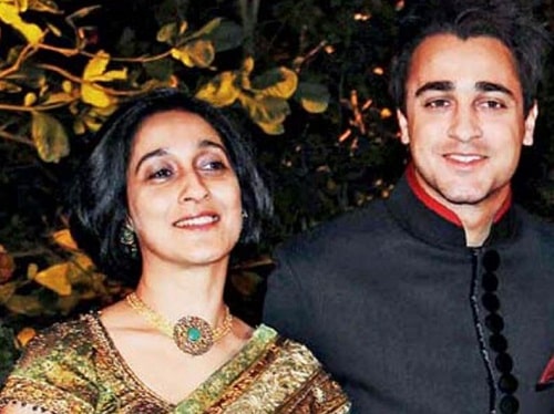 Imran Khan and his mother Nujat Khan