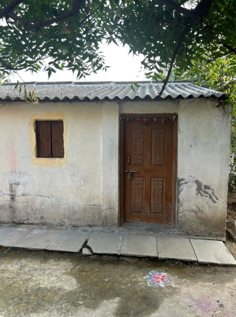 Manoj Jarange Patil's house in Jalna