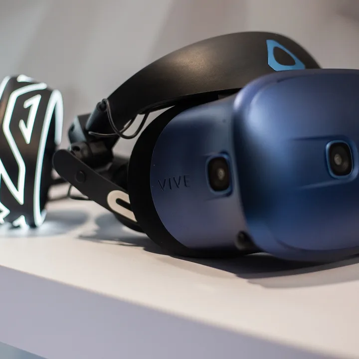 Vive Cosmos on the shelf.