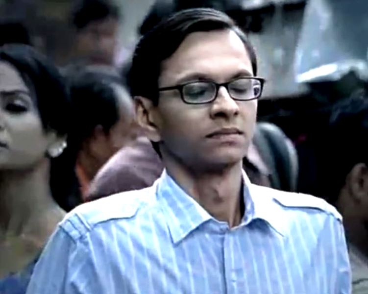 Shyam Pathak in brand 'Halls' advertisement