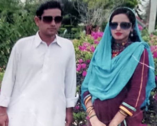 Seema Haider with ex-husband Ghulam Haider after marriage