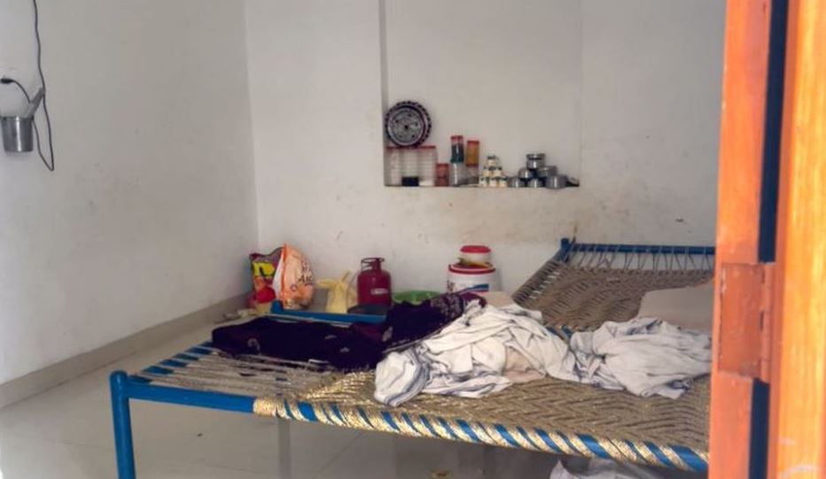 A room near Greater Noida where Seema Haider and Sachin Meena lived secretly.