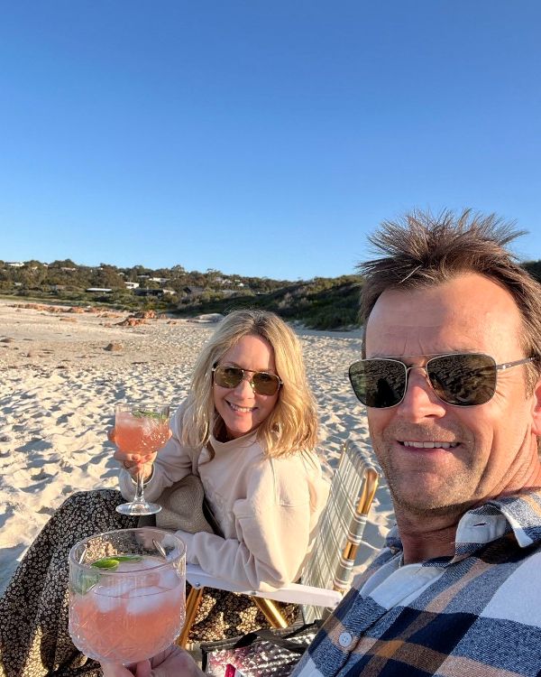 Adam Gilchrist and Melinda Sharp