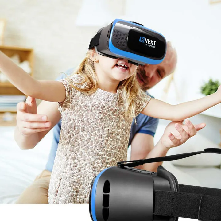 Best VR Headsets for iPhone 3 A child playing with a Bnext VR headset.