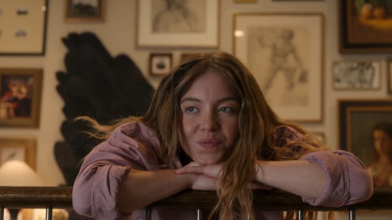 سڈنی سوینی گھریلو ملازمہ میں مسکرا رہی ہے۔