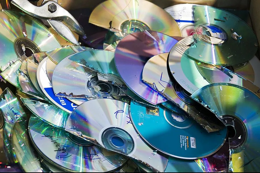 old broken cd