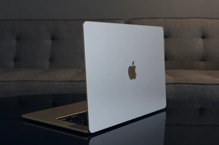 The back of Apple's 15-inch MacBook Air.