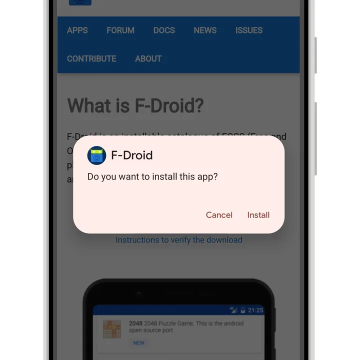 How to install Android apps from outside the Play Store 12 Android 14 Chrome browser prompting to install download apps