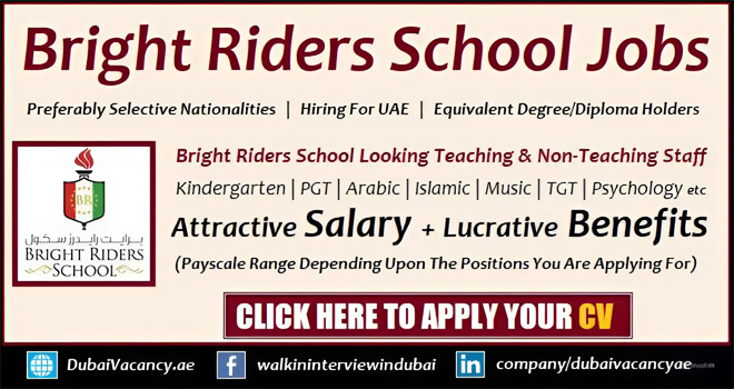 Bright Rider School Dubai Jobs