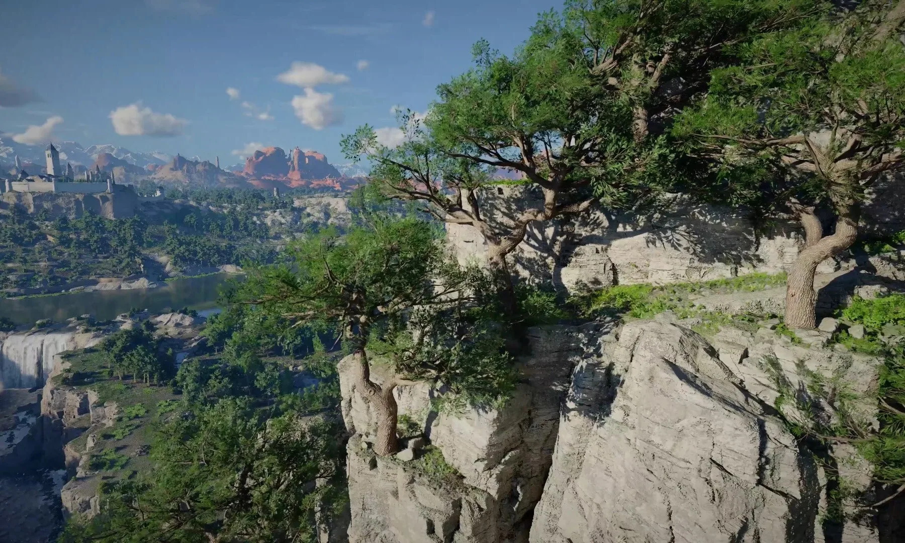 Open world surrounding the Crimson Desert via Digital Foundry